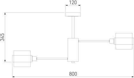 картинка Потолочная люстра на штанге Arcada 70127/8 от магазина BTSvet