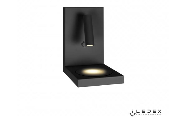 картинка Бра светодиодное с выключателем iCharge 1831A BK от магазина BTSvet