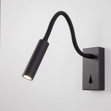 картинка Спот гибкий с выключателем Черный Декарт CL704361 LED от магазина BTSvet