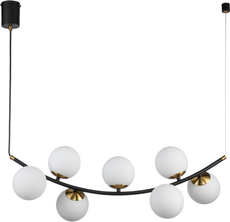 картинка Люстра подвесная Nuvole V000087 (11002/7P Black) от магазина BTSvet