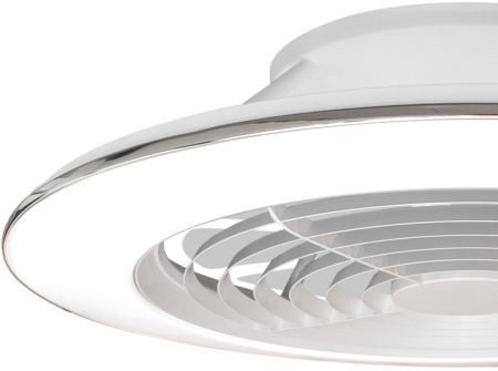 картинка Потолочная люстра светодиодная с вентилятором с пультом и управлением смартфоном регулировкой цветовой температуры и яркости Alisio 7490 от магазина BTSvet