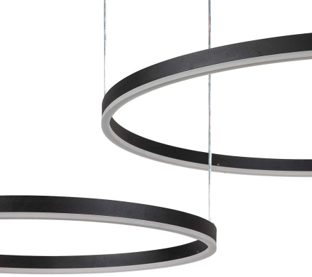 картинка Подвесной светильник Galass V000030L (14001/2P Black) от магазина BTSvet