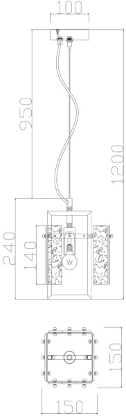 картинка Подвесной светильник Basilica FR5166PL-01BS от магазина BTSvet