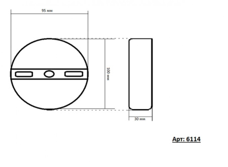 картинка Подвесной светодиодный светильник Рэй 6114-1A,02 от магазина BTSvet