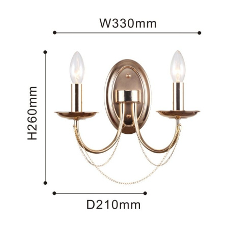 картинка Бра Plini 2591-2W от магазина BTSvet