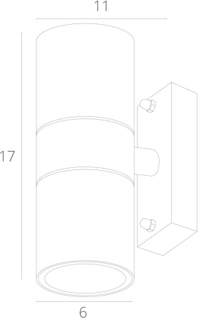 картинка Архитектурная подсветка A3302AL-2WH от магазина BTSvet