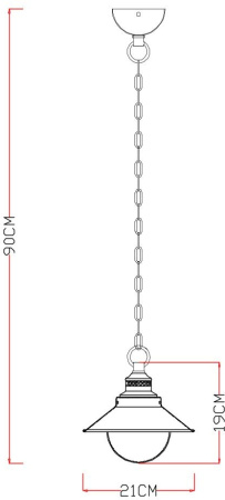 картинка Подвесной светильник A4577SP-1WG от магазина BTSvet