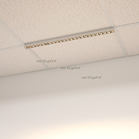 картинка Потолочный светильник LED прямоугольный SNAP-STARLINE-LASER-S1200-26W Warm3000 (WH-BK, 80 deg, 48V) (Arlight, IP40 Металл, 3 года) 031573 от магазина BTSvet