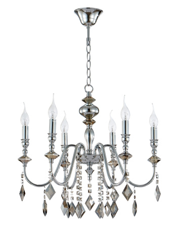 Подвесная люстра MERCEDES SP6 CHROME/SMOKE