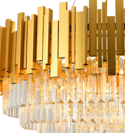 картинка Подвесная люстра хрустальная VERTIGO 81440/8C GOLD от магазина BTSvet