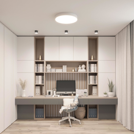 картинка Потолочный светильник LED круглый SP-RONDO-90B-8W Day White (Arlight, IP40 Металл, 3 года) 022241 от магазина BTSvet