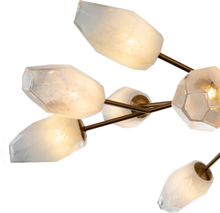 картинка Люстра потолочная на штанге Boccio V000005 (13003/12C Brass) от магазина BTSvet