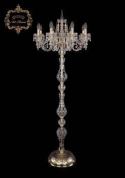 Хрустальный торшер 13.24.8.200.h-160.Gd.V0300