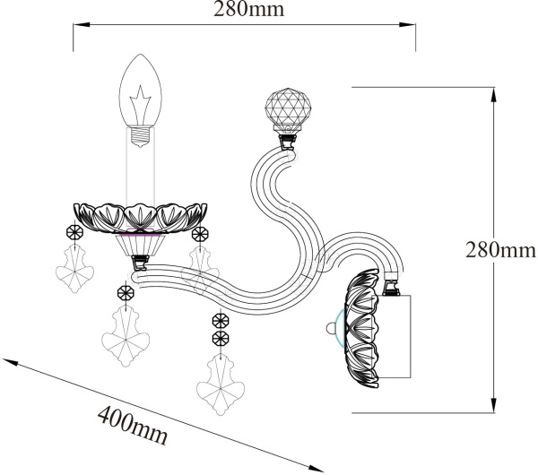 картинка Бра Doriana 477020502 от магазина BTSvet