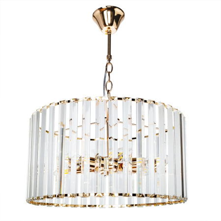 Подвесная люстра хрустальная Pollux A1033LM-6GO