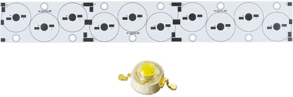 Плата 240x34-10Е Emitter (3x3x4 LED, SL80) (Arlight) 022412