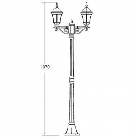 картинка Наземный фонарь 91308S A Bl от магазина BTSvet