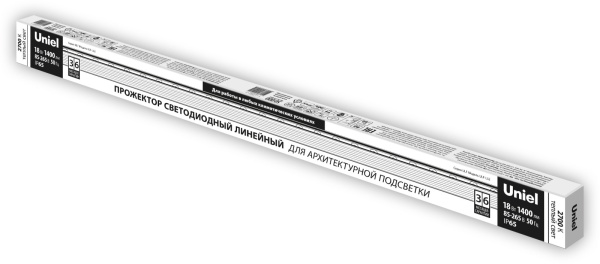 картинка Архитектурная подсветка светодиодная ULF-L52-18W/2700K/L100 220V IP65 SILVER от магазина BTSvet