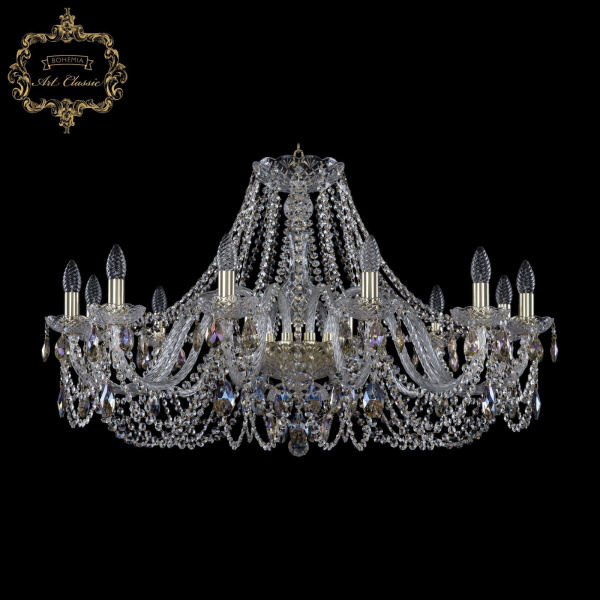 Хрустальная подвесная люстра 11.11.12.360.Gd.Sp.K801