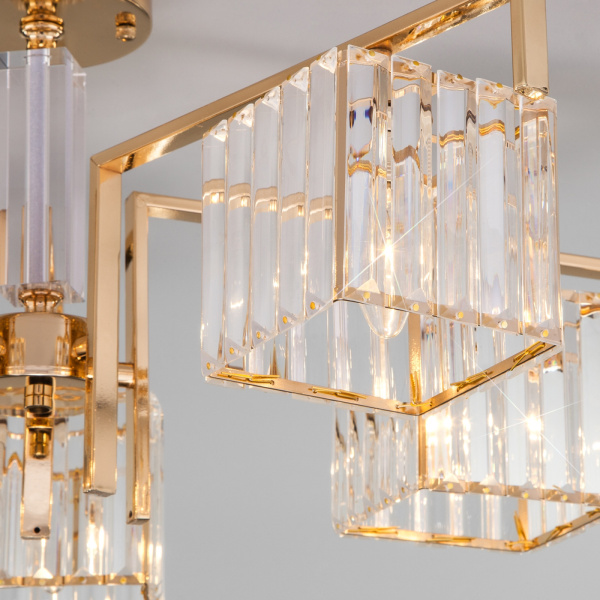 картинка Потолочная люстра хрустальная с управлением смартфоном April 10126/5 от магазина BTSvet