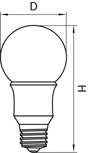 картинка Лампочка светодиодная груша E27 12W 4200K 930124 от магазина BTSvet