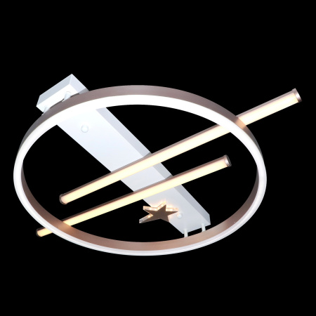 картинка Потолочная люстра светодиодная с пультом и управлением смартфоном регулировка яркости цветовой температуры ночной режим и таймер HIGH-TECH LED LAMPS 82010 от магазина BTSvet