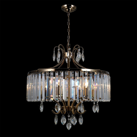 картинка Люстра подвесная хрустальная Бронза Инга CL335183 от магазина BTSvet