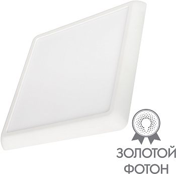 Светильник встраиваемый LED CL-FIOKK-S180x180-12W Day4000-MIX (WH, 120 deg, 230V) (Arlight, IP44 Пластик, 3 года) 034470