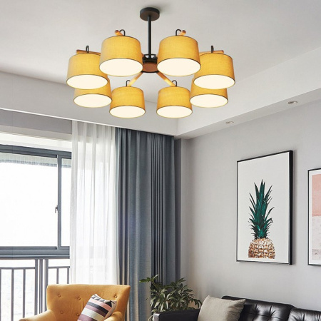 картинка Потолочная люстра на штанге EVEN 8 Green от магазина BTSvet