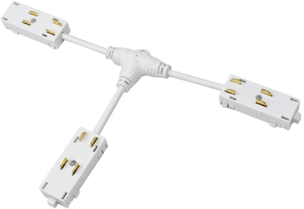 Гибкий Т-образный, электрический коннектор трека SMART TR2115-WH