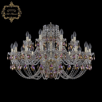 Хрустальная подвесная люстра 11.21.16+8.360.Gd.Sp.K777