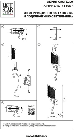 картинка Бра Castello 744617 от магазина BTSvet