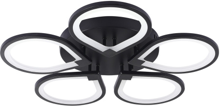 картинка Потолочная светодиодная люстра с пультом и управлением смартфоном 120W Singl INNOVATION STYLE 83042 BLACK от магазина BTSvet