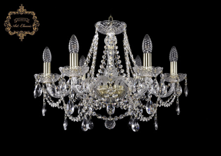 Хрустальная подвесная люстра 11.25.6.200.Gd.Sp
