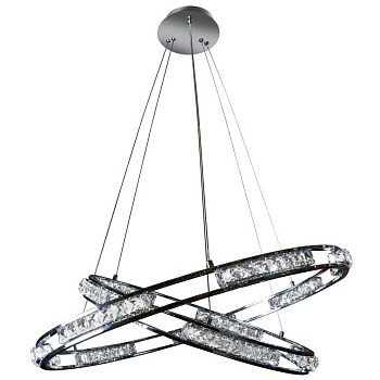Подвесной светильник светодиодный с пультом и регулировкой цветовой температуры Crystal 16364/800+600 CR