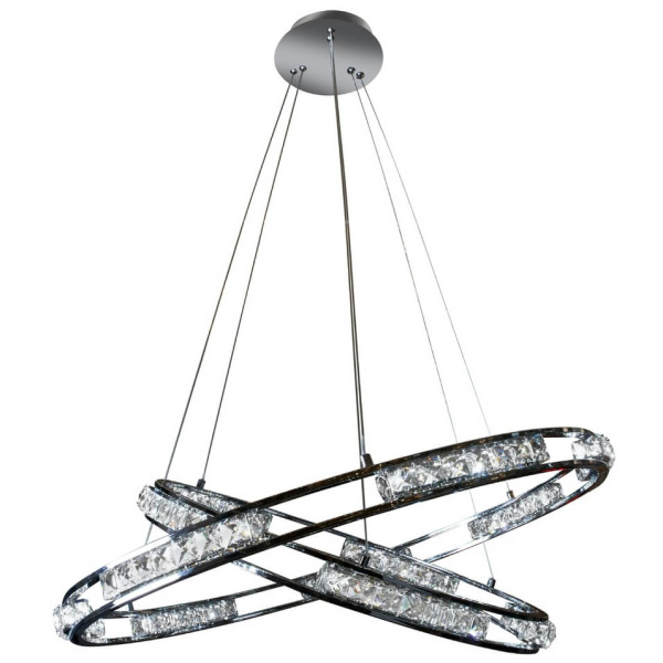 Подвесной светильник светодиодный с пультом и регулировкой цветовой температуры Crystal 16364/800+600 CR