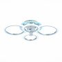 картинка Потолочная люстра светодиодная диммируемая с пультом Cerina SLE500512-04RGB от магазина BTSvet