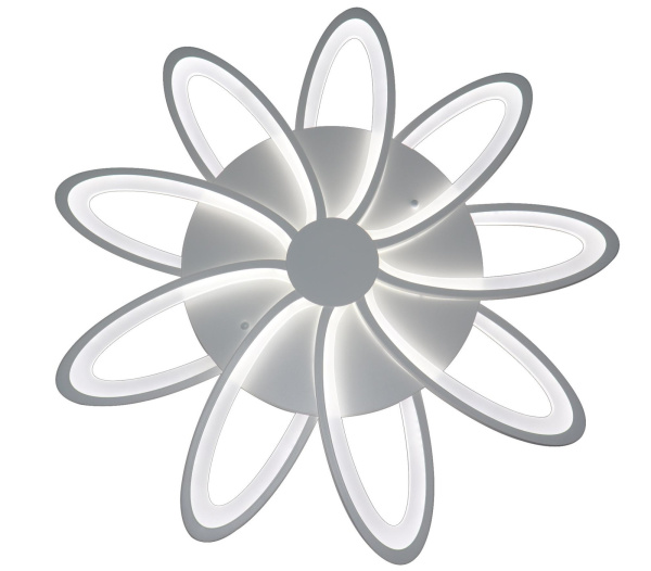 Потолочная люстра светодиодная с пультом и управлением со смартфона регулировкой яркости и цветовой температуры ночной режим таймер HIGH-TECH LED LAMPS 82009