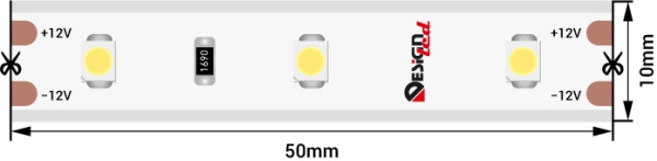 Светодиодная лента LUX DSG360-12-NW-65