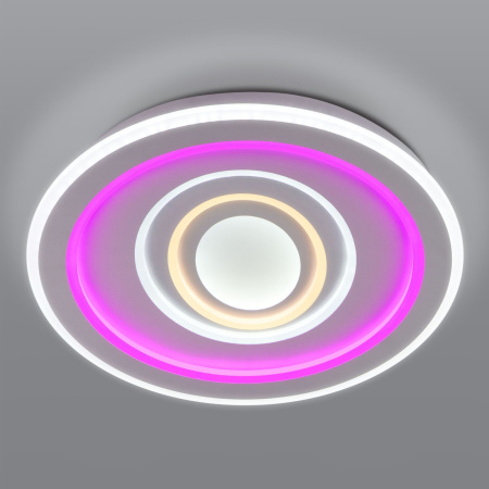 Потолочный светильник светодиодный с пультом регулировкой цветовой температуры и яркости ночной режим Coloris 90214/1