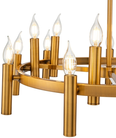 картинка Потолочная люстра на штанге Leonardo 2156/05/15P от магазина BTSvet