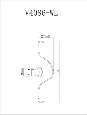 картинка Бра светодиодное True V4086-WL от магазина BTSvet