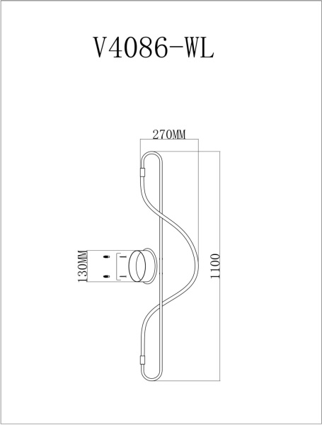 картинка Бра светодиодное True V4086-WL от магазина BTSvet