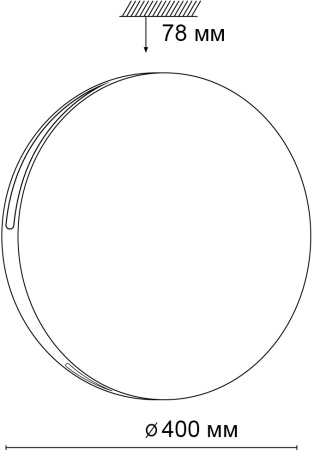 картинка Настенно-потолочный светильник светодиодный для ванной Vale 3040/DL IP43 от магазина BTSvet