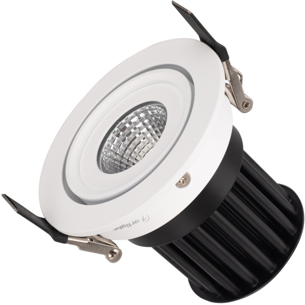 Светодиодный Светильник встраиваемый LED LTD-95WH 9W Day White 45deg (Arlight, IP40 Металл, 3 года) 014930