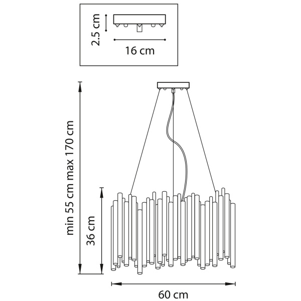 картинка Подвесная люстра Savona 816102 от магазина BTSvet