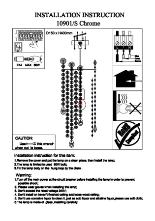 картинка Подвесной светильник 10901/S gold от магазина BTSvet