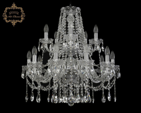 Хрустальная подвесная люстра 11.12.10+5.240.2d.Cr.Sp