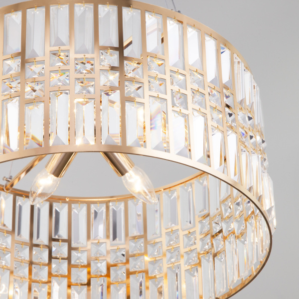 картинка Подвесная люстра хрустальная с управлением смартфоном Lory 10125/5 от магазина BTSvet