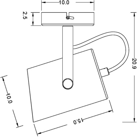 картинка Бра Elori FR4004WL-01WB от магазина BTSvet